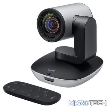 Logitech PTZ Pro 2 Video Conference Camera with wireless remote control