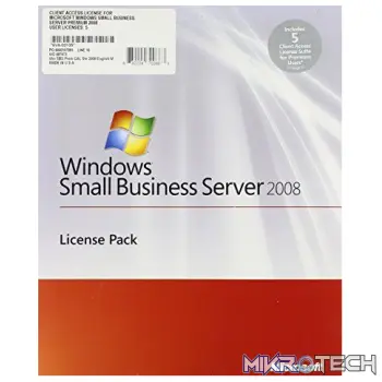 Microsoft Dsp 5 CAL ( Clent Access License ) for Windows Small Business Server 2008 Standard