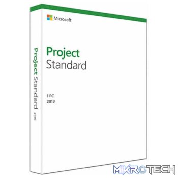 Microsoft Project 2019 Standard 1 User License - Retail