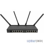 MikroTik AC WiFi Router with 10x Gigabit Ports and 1x SFP+ port