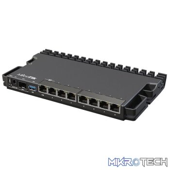 MikroTik RB5009UG+S+IN heavy duty Router with 7x Gigabit & 1x 2.5GB & 1x 10G SFP+ Ports