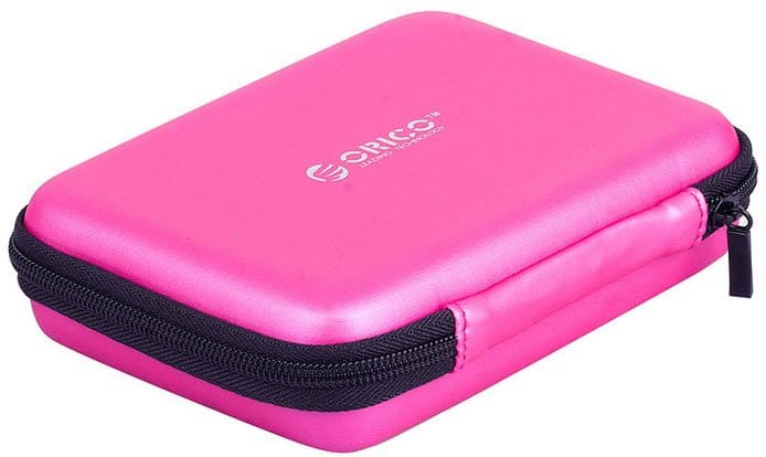 Orico Pink 2.5" Portable Hard Drive Protector Bag