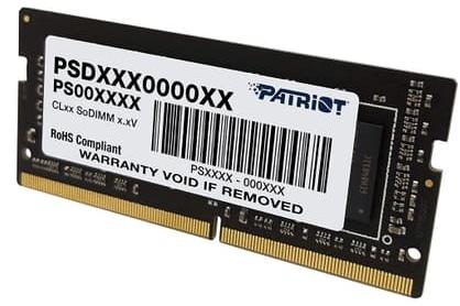 Patriot Signature Line 8GB DDR4-3200 260 pin CL22 1.2V Single Rank SO-DIMM Notebook Memory