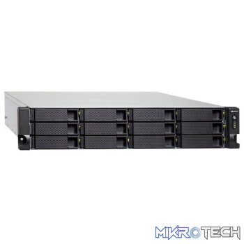 QNAP TS-1232XU-RP 12-Bay quad-core 1.7 GHz rackmount NAS with 250W redundant PSU (Order on request)