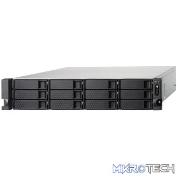 QNAP TS-1253BU-RP-4G 12-Bay 2u Rackmount NAS with 250w Redundant psu (Order on request)