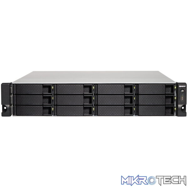 Qnap TS-1273U-RP AMD RX-421ND 4-core 2.1GHz 12-bay rackmount NAS with 300w Redundant psu (Order on request) Qnap TS-1273U-RP AMD RX-421ND 4-core 2.1GHz 12-bay rackmount NAS with 300w Redundant psu (Order on request)