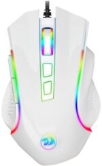Redragon Griffin 7200 dpi Gaming Mouse - White