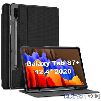 Samsung Galaxy Tab s7+ sm-T970 Black 12.4" multi-touch UHD 4K(3840x2160) Qualcomm SM8250 8 cores (3.09Ghz +3x 2.42Ghz + 4x1.8Ghz) 256Gb WiFi only Android 10 Tablet PC