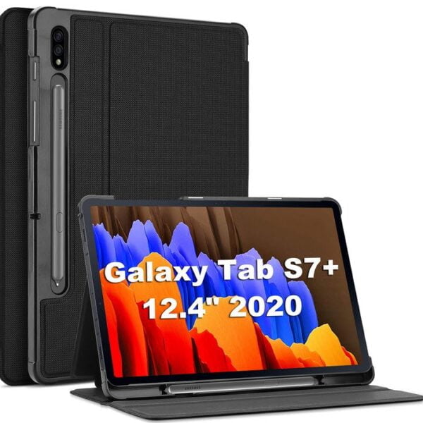 Samsung Galaxy Tab s7+ sm-T970 Black 12.4" multi-touch UHD 4K(3840x2160) Qualcomm SM8250 8 cores (3.09Ghz +3x 2.42Ghz + 4x1.8Ghz) 256Gb WiFi only Android 10 Tablet PC