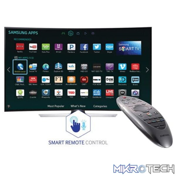 Samsung HU9000 55" Curved Ultra HD 4K Smart Interaction 3D Slim LED TV - Image 17