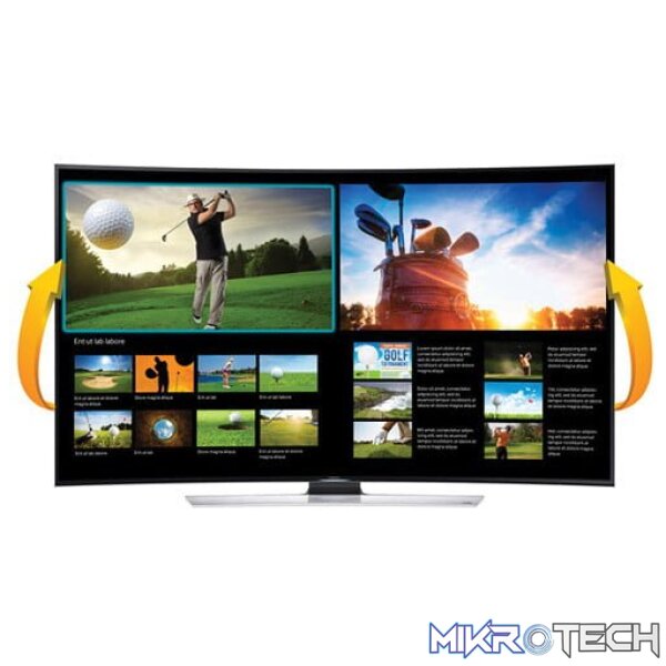 Samsung HU9000 55" Curved Ultra HD 4K Smart Interaction 3D Slim LED TV - Image 25