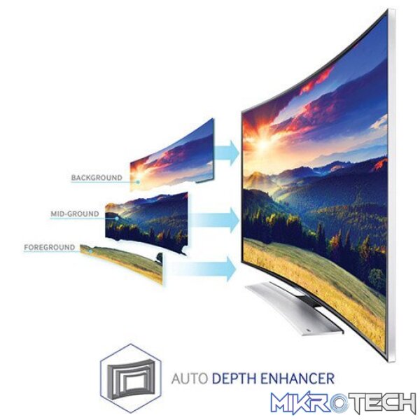 Samsung HU9000 55" Curved Ultra HD 4K Smart Interaction 3D Slim LED TV - Image 27