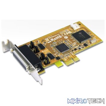Sunix 2-port RS-232 High Speed PCI Express Low Profile Serial Board with Power Output