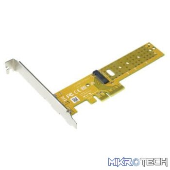Sunix P2M04M00 PCIe x4 to NVMe M.2 Key-M Card