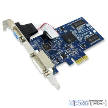 Sunix VGA0449 PCIe Dual channels 2D Power Saving Graphics Controller