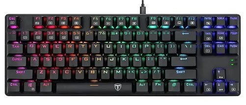 T-Dagger BORA Black Tenkeyless RGB LED Mechanical Gaming Keyboard
