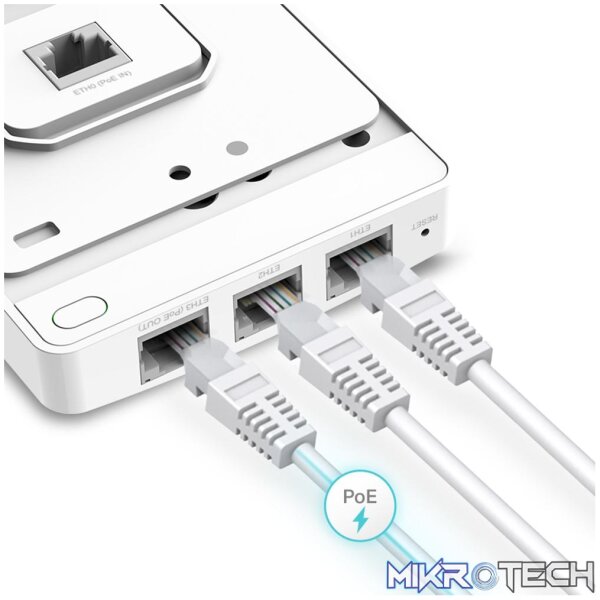 TP-Link EAP235-Wall Omada AC1200 Wireless MU-MIMO Gigabit Wall Plate Access Point - Image 3
