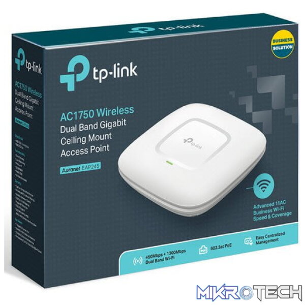 TP-Link AC1750 Wireless Dual Band Gigabit Ceiling Mount Access Point TP-Link AC1750 Wireless Dual Band Gigabit Ceiling Mount Access Point