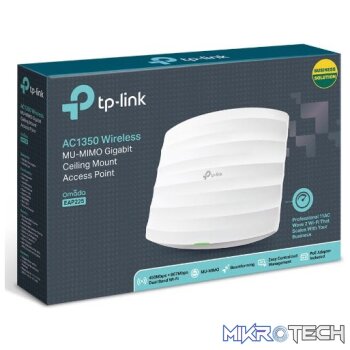 TP-Link EAP225 AC1200 Wireless Dual Band Gigabit Ceiling Mount Access Point