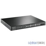 TP-Link Jetstream 24-Port Gigabit PoE+ and 4-Port 10GE SFP+ L2+ Managed Switch