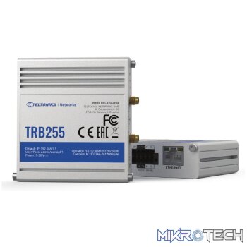 Teltonika Industrial Dual-SIM LTE Gateway to I/O / Ethernet / RS232 / RS485 / with GPS