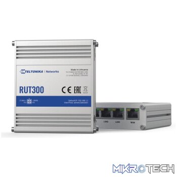 Teltonika RUT300 Industrial Ethernet Router 5 Port