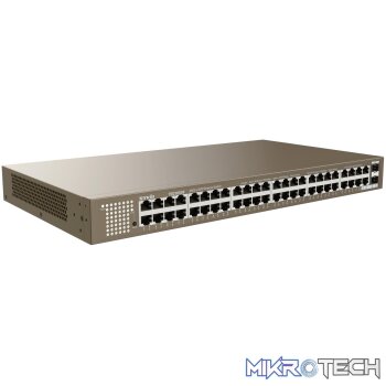 Tenda 48 Port Gigabit unmanaged Ethernet Switch with 2x SFP port
