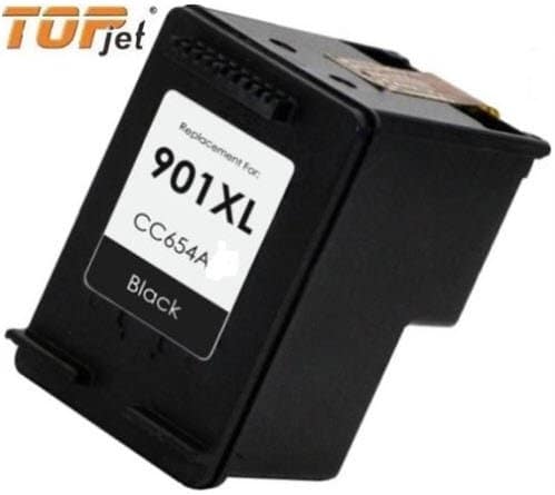 TopJet Generic CC654AE Replacement Single Black Officejet Ink Cartridge - Page Yield 700 Pages with 5% Coverage