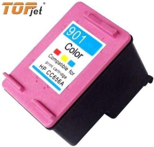 TopJet Generic CC656A Replacement Single Tri Colour Officejet Ink Cartridge - Page Yield 350 Pages with 5% Coverage