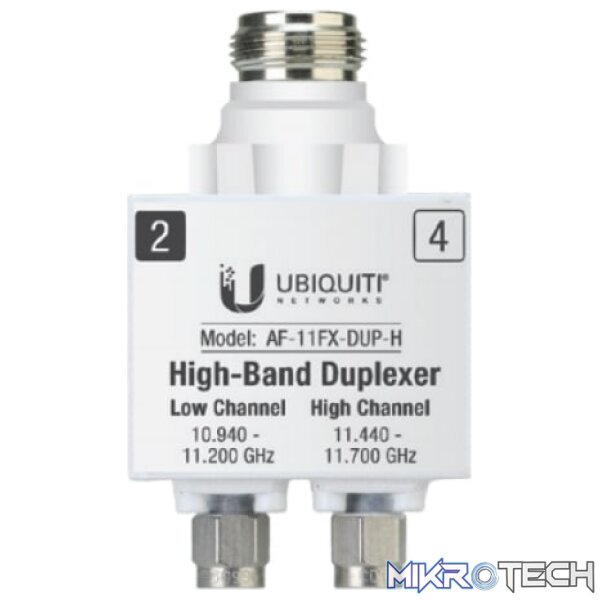 Ubiquiti airFiber 11FX Modular High-Band Duplexer Ubiquiti airFiber 11FX Modular High-Band Duplexer