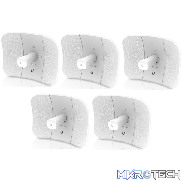 Ubiquiti airMAX AC LiteBeam Gen2 - 5GHz 802.11ac Radio 2x2 MIMO CPE (5 PACK) Ubiquiti airMAX AC LiteBeam Gen2 - 5GHz 802.11ac Radio 2x2 MIMO CPE (5 PACK)