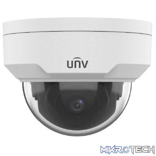 Uniview UNV - Ultra H.265 - 2MP Vandal-resistant mini Fixed Dome camera with 4mm lens Uniview UNV - Ultra H.265 - 2MP Vandal-resistant mini Fixed Dome camera with 4mm lens
