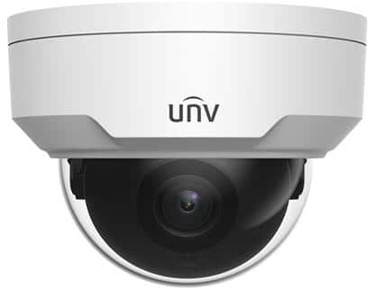 Uniview UNV Ultra H.265 2MP WDR & LightHunter Fixed Vandal Resistant Deep Learning Dome Camera with 2.8mm lens