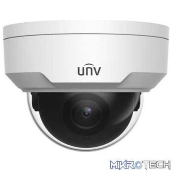 Uniview UNV Ultra H.265 2MP WDR & LightHunter Fixed Vandal Resistant Deep Learning Dome Camera with 4mm lens