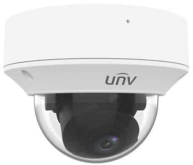 Uniview UNV Ultra H.265 5 MP True WDR 2.7~13.5mm Vari-Focal and Lighthunter AI Dome Camera