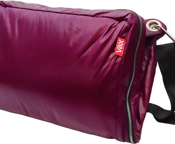 VAX vax-7005 Ramblas messenger saddlebag - Purple Umbrella fabric/ nylon - upto 20" nb + A3 document