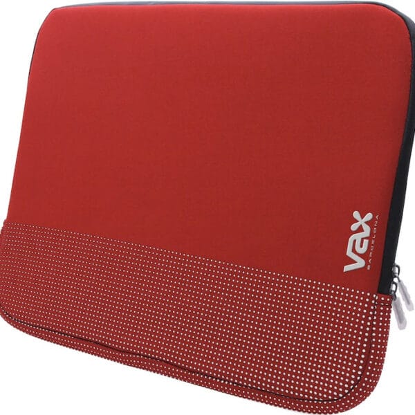 VAX vax-s16fards Fontana 16" nb sleeve - Red + Silver rubber dots for maximum grip