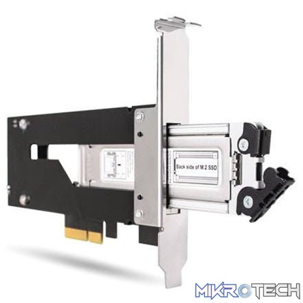 ac-i840m2p_1 Icy Dock ToughArmor MB840M2P-B M.2 NVMe SSD to PCIe 3.0 x4 Removable SSD Mobile Rack for PCIe Expansion Slot - Image 1