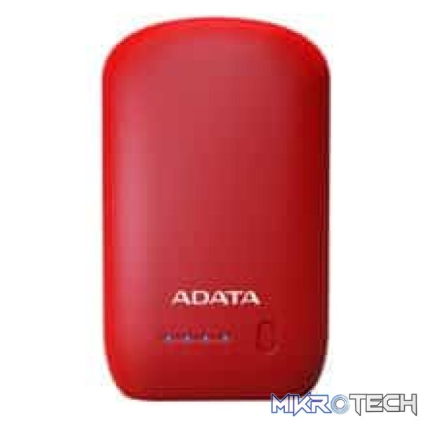 bt-ap10050r_1 Adata P10050 Red 10050mAh Powerbank with LED flashlight - Image 1