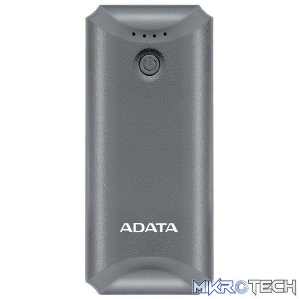 bt-ap5000s_1 Adata P5000 Silver (gray) 5000mAh Power Bank with flashlight - Image 1