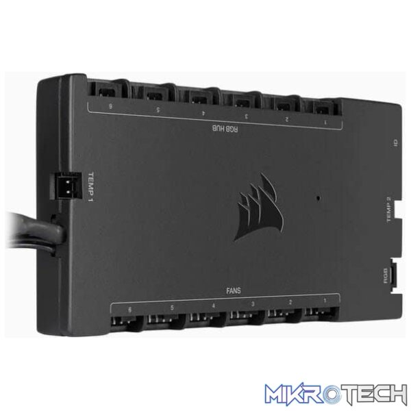 ch-ca9011112_1 CORSAIR iCUE COMMANDER CORE XT Smart RGB Lighting and Fan Speed Controller - Image 1