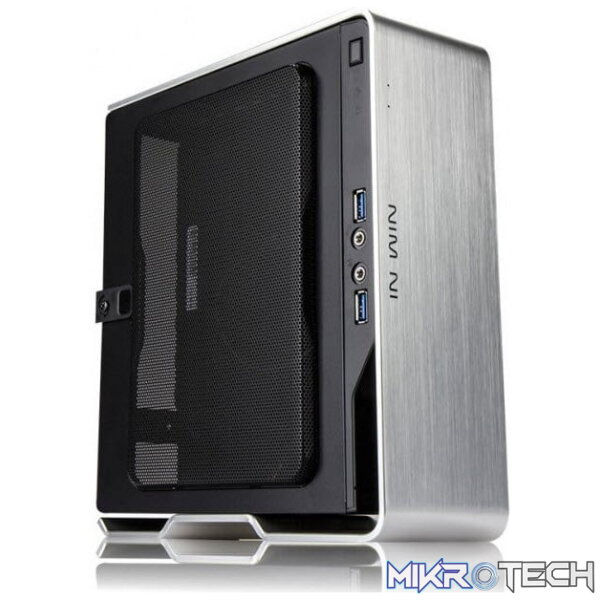 ch-icsk200_1 In Win Chopin Pro Silver & Black Mini-itx chassis - Image 1