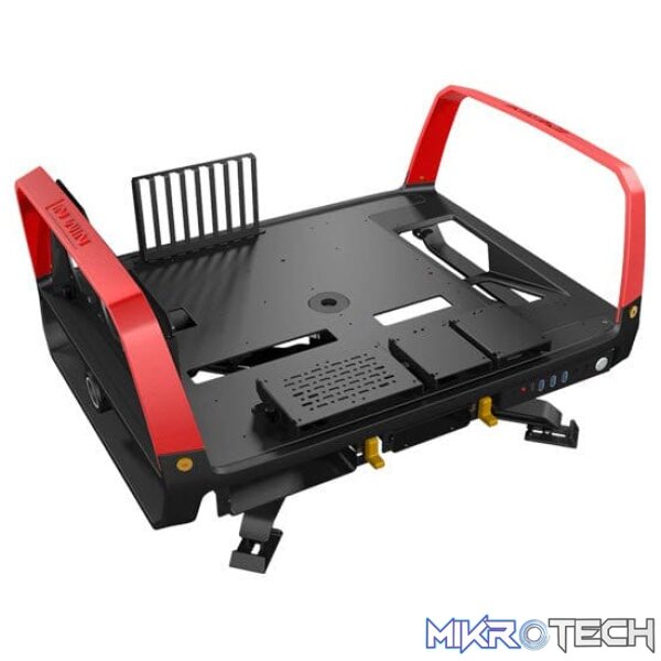 ch-ixf2kr1065_1 In-Win X-Frame 2.0 black & Red E-ATX Open Frame Chassis - Image 1