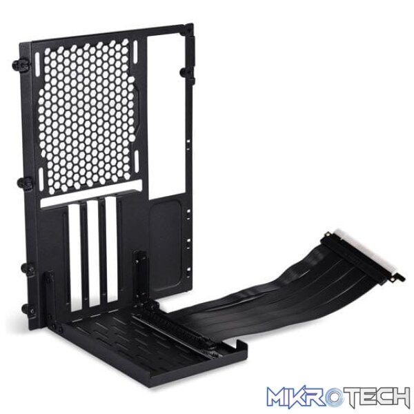 ch-lo11dm-1x-4_1 Lian-li o11DMini-1X black PCI-E 4.0 riser kit - Image 1