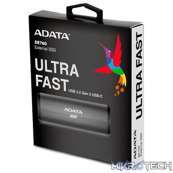 eh-a2000se760_1 Adata SE760 series 2Tb Black USB 3.0 Gen2 External TLC SSD - Image 1