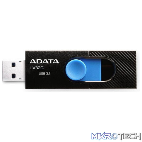 fd-a64guv320b_1 Adata UV320 64Gb Black & Blue USB 3.0 Flash Drive - Image 1