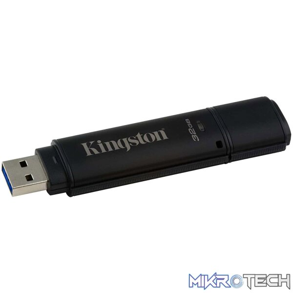 fd-k32g4000g2dm_1 Kingston Datatraveler 4000 G2 Managed-ready 32Gb USB 3.0 Flash Drive with built-in anti-virus - Image 1