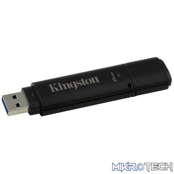 fd-k8g4000g2dm_1 Kingston Datatraveler 4000 G2 Managed-ready 8Gb USB 3.0 Flash Drive with built-in anti-virus - Image 1
