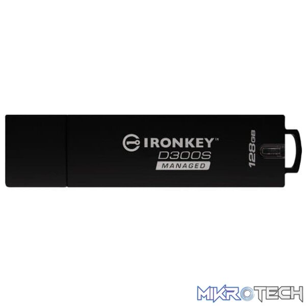 fd-kikd300sm128_1 Kingston IronKey D300SM Serialised Managed 128Gb Flash Drive - Image 1