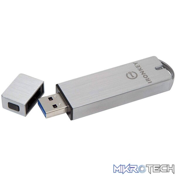 fd-kiks1000e128_1 Kingston IronKey S1000 Enterprise 128Gb Flash Drive - - Image 1